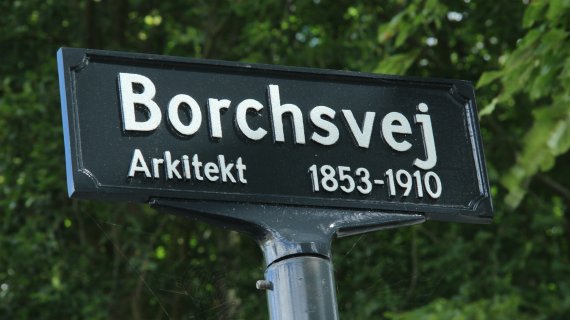 skilt med Borchsvej
