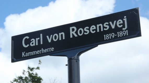 skilt med Carl von Rosensvej