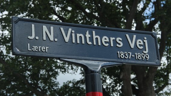 skilt med J. N. Vinthers Vej