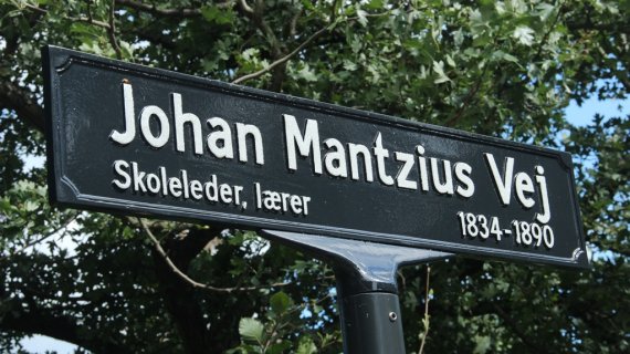skilt med Johan Mantzius Vej