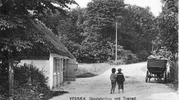 Skovløberhuset ved Trørød ca 1910