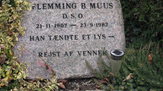Gravsted for Flemming B. Muus, Søllerød Kirkegård